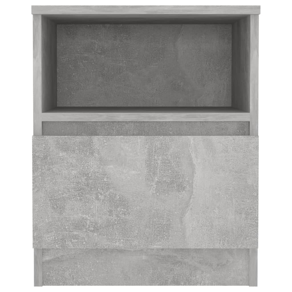 sengeskab 40x40x50 cm konstrueret træ betongrå