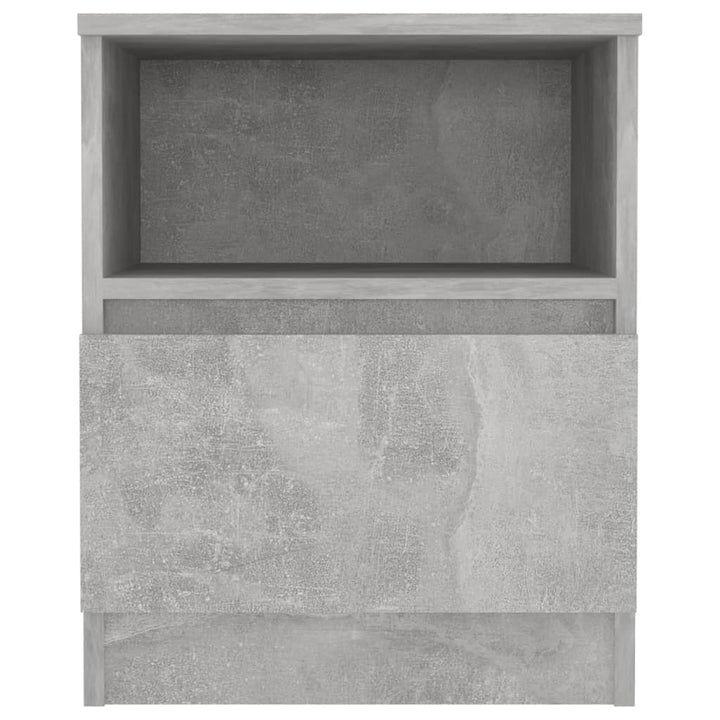 sengeskab 40x40x50 cm konstrueret træ betongrå
