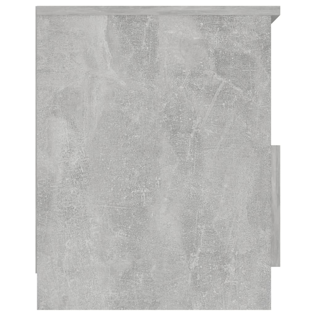 sengeskab 2 stk. 40x40x50 cm konstrueret træ betongrå
