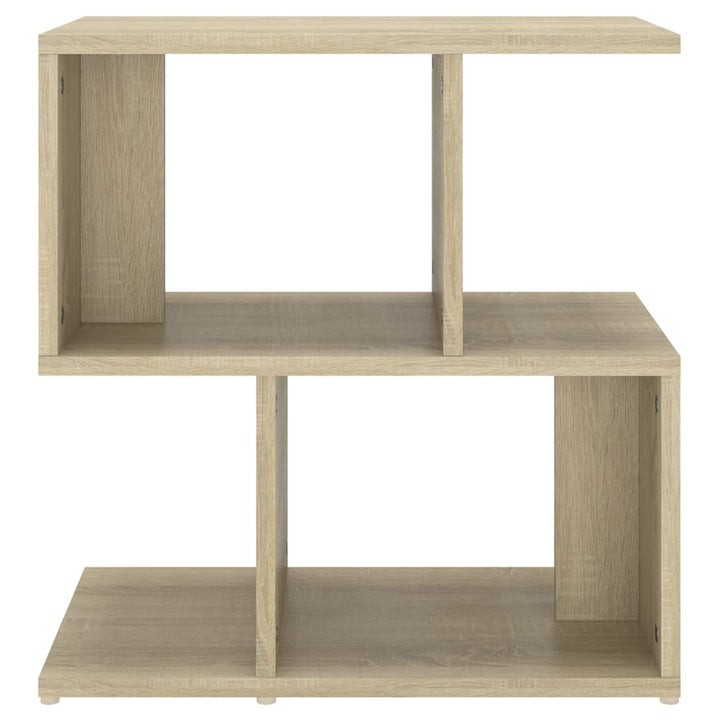 sengeborde 2 stk. 50x30x51,5 cm konstrueret træ sonoma-eg