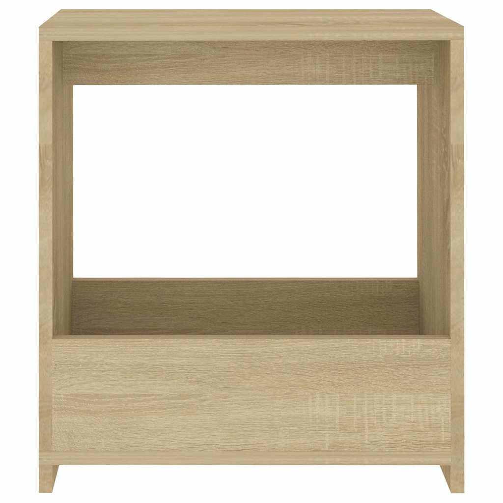sidebord 50x26x50 cm konstrueret træ sonoma-eg