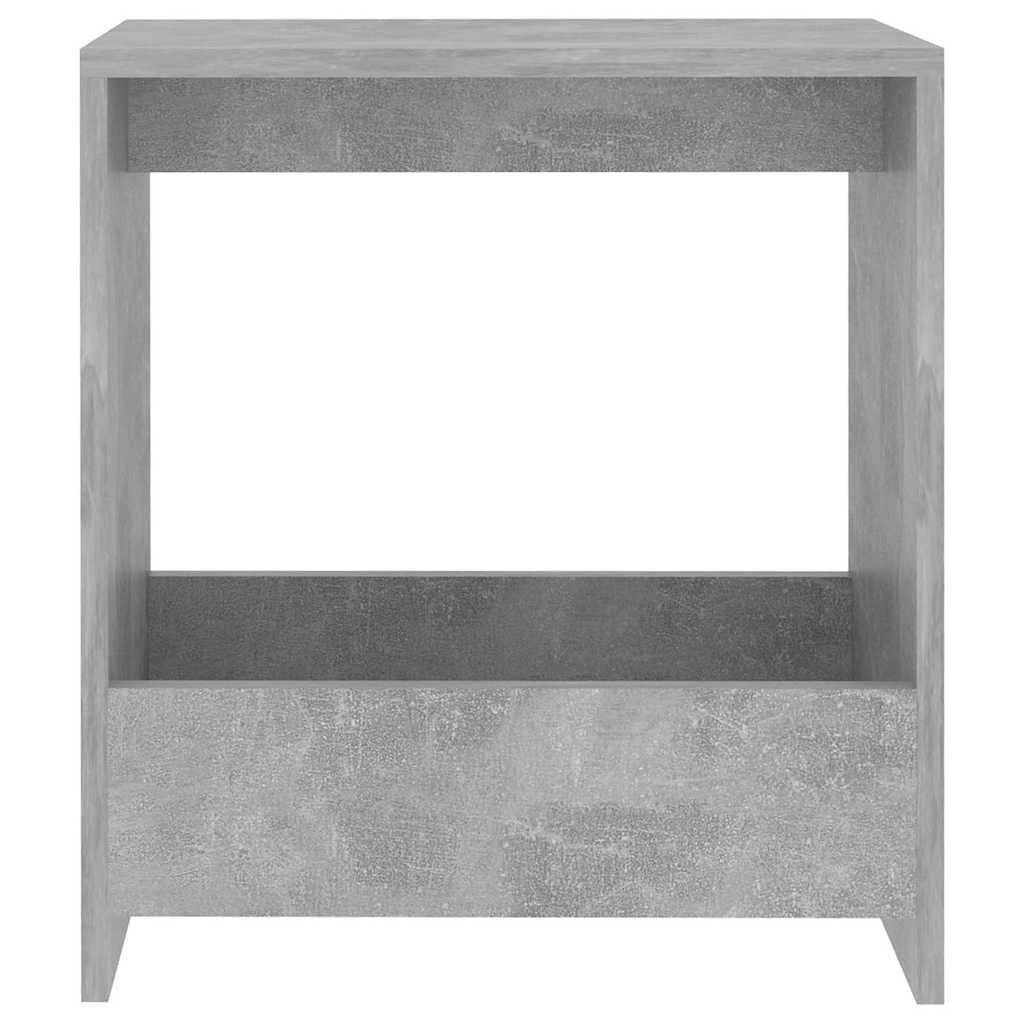 sidebord 50x26x50 cm konstrueret træ betongrå