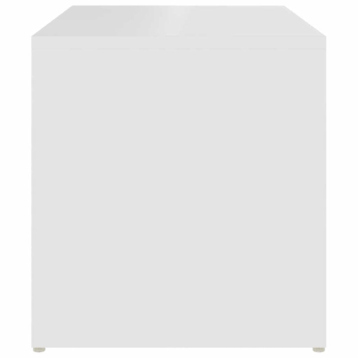 sidebord 59x36x38 cm konstrueret træ hvid