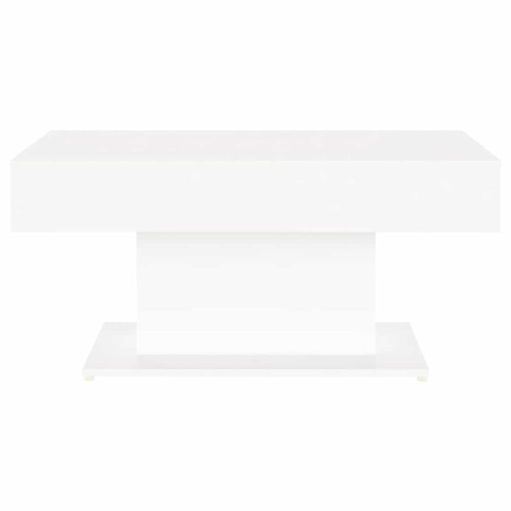 sofabord 96x50x45 cm konstrueret træ hvid