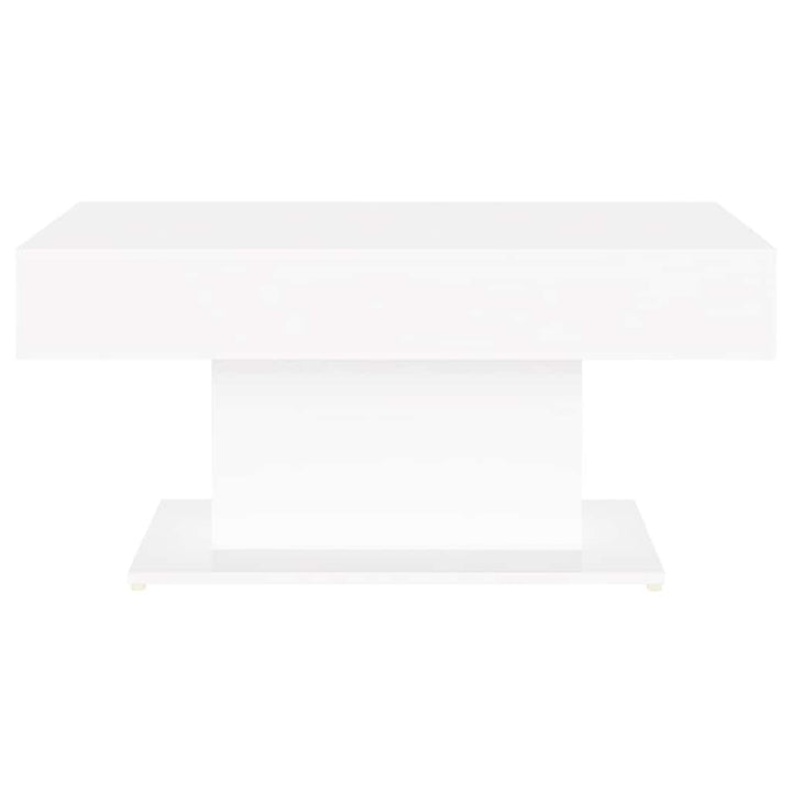 sofabord 96x50x45 cm konstrueret træ hvid