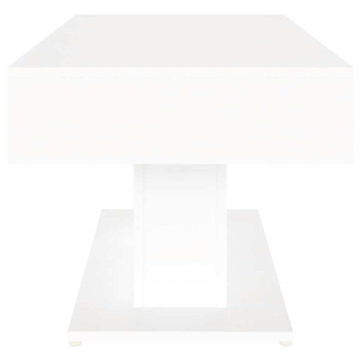 sofabord 96x50x45 cm konstrueret træ hvid