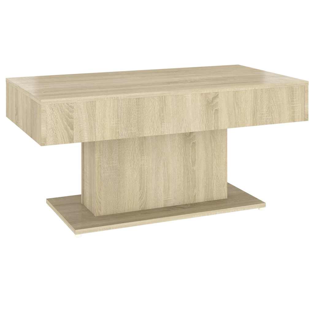 sofabord 96x50x45 cm konstrueret træ sonoma-eg