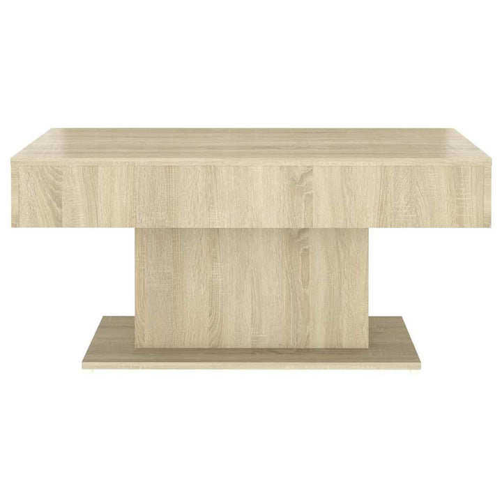 sofabord 96x50x45 cm konstrueret træ sonoma-eg