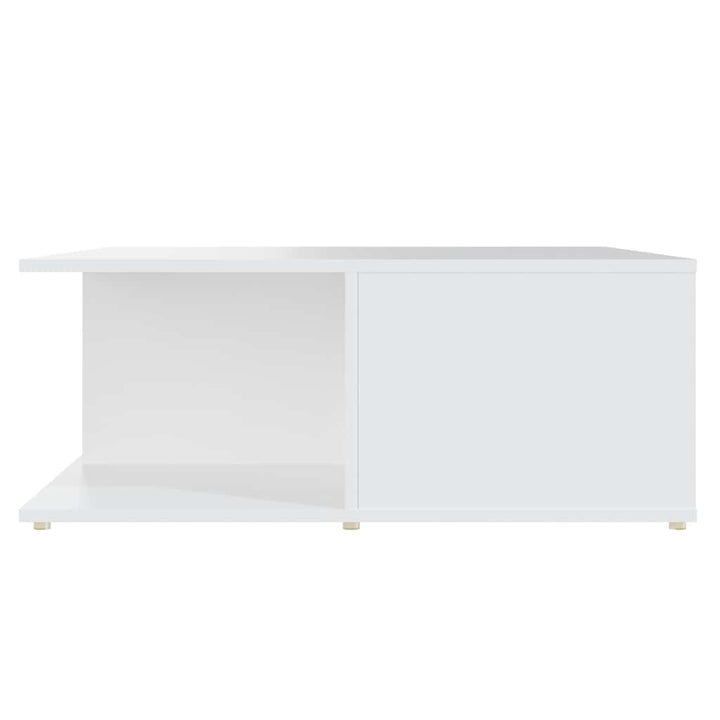 sofabord 80x80x31 cm konstrueret træ hvid