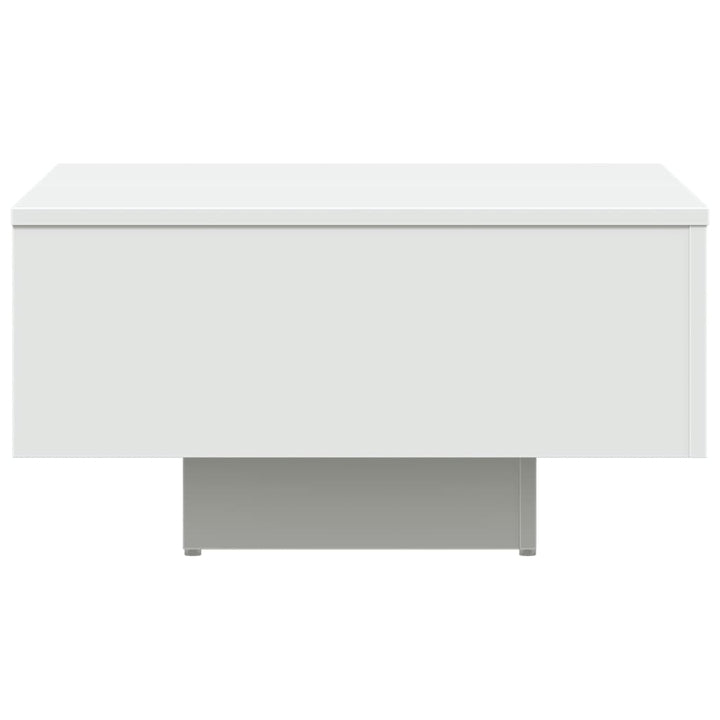 sofabord 60x60x31,5 cm konstrueret træ hvid