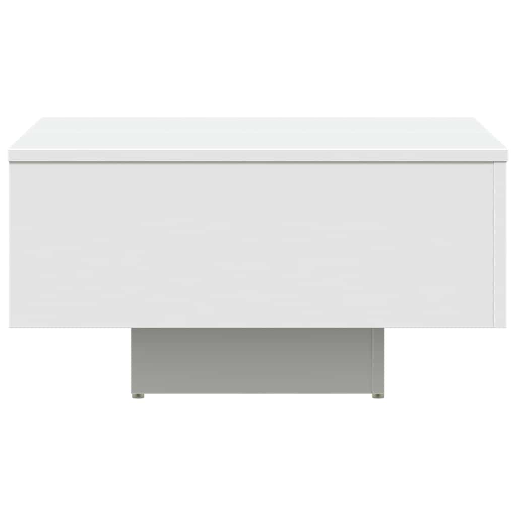 sofabord 60x60x31,5 cm konstrueret træ hvid