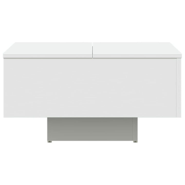 sofabord 60x60x31,5 cm konstrueret træ hvid