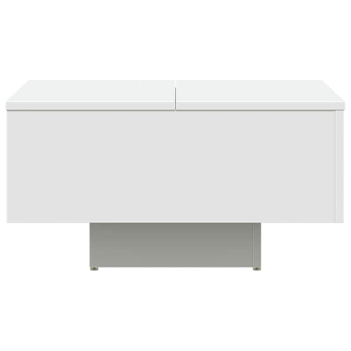 sofabord 60x60x31,5 cm konstrueret træ hvid