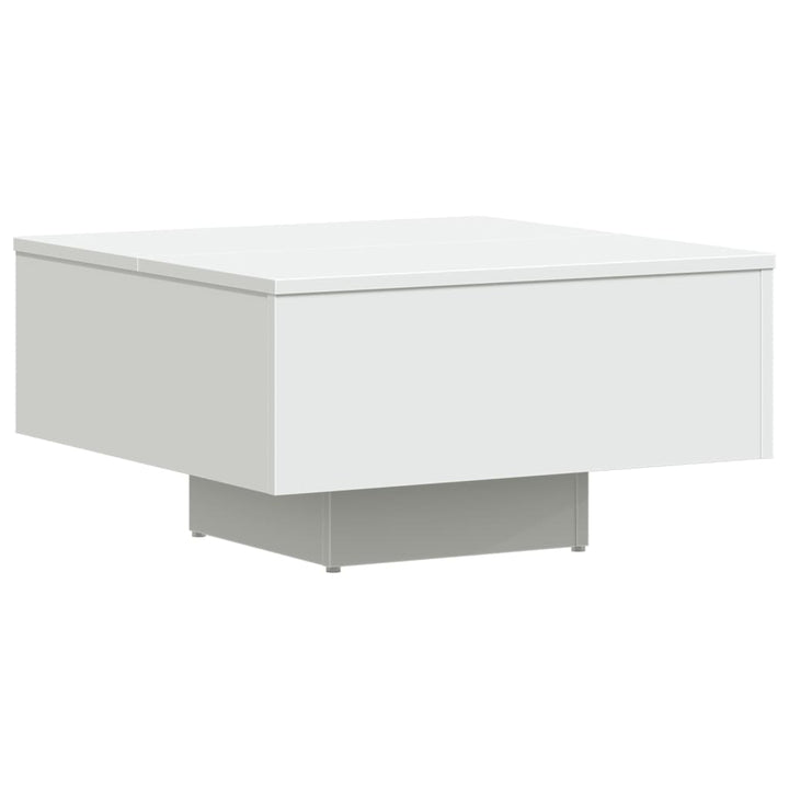 sofabord 60x60x31,5 cm konstrueret træ hvid
