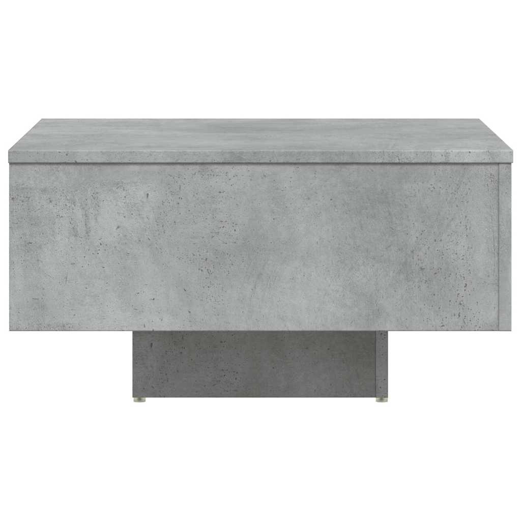 sofabord 60x60x31,5 cm konstrueret træ betongrå