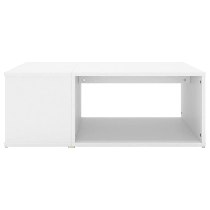 sofabord 90x67x33 cm konstrueret træ hvid