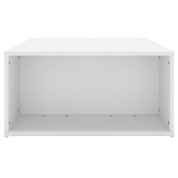 sofabord 90x67x33 cm konstrueret træ hvid