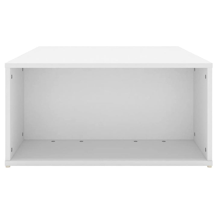sofabord 90x67x33 cm konstrueret træ hvid