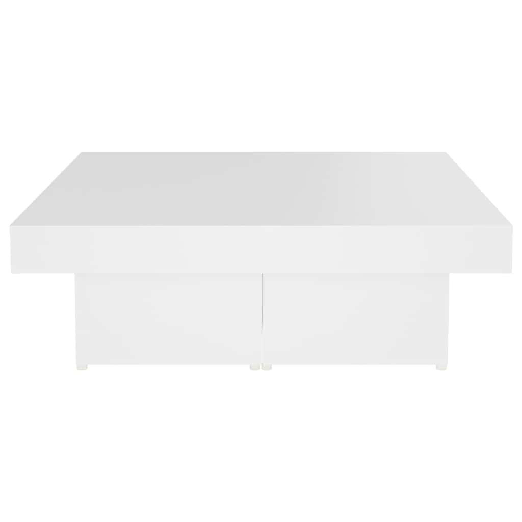 sofabord 90x90x28 cm konstrueret træ hvid