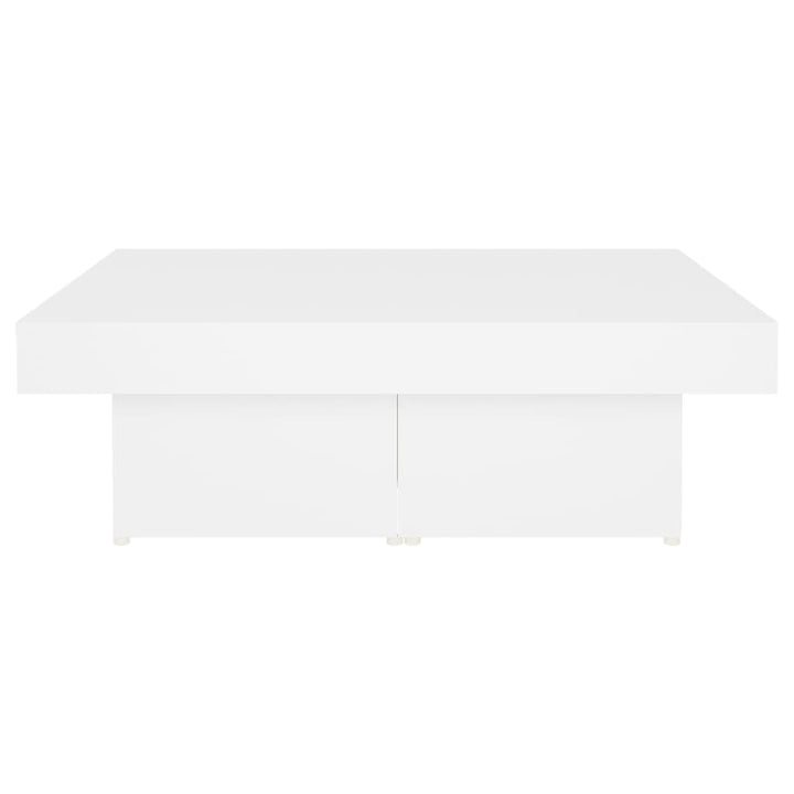 sofabord 90x90x28 cm konstrueret træ hvid