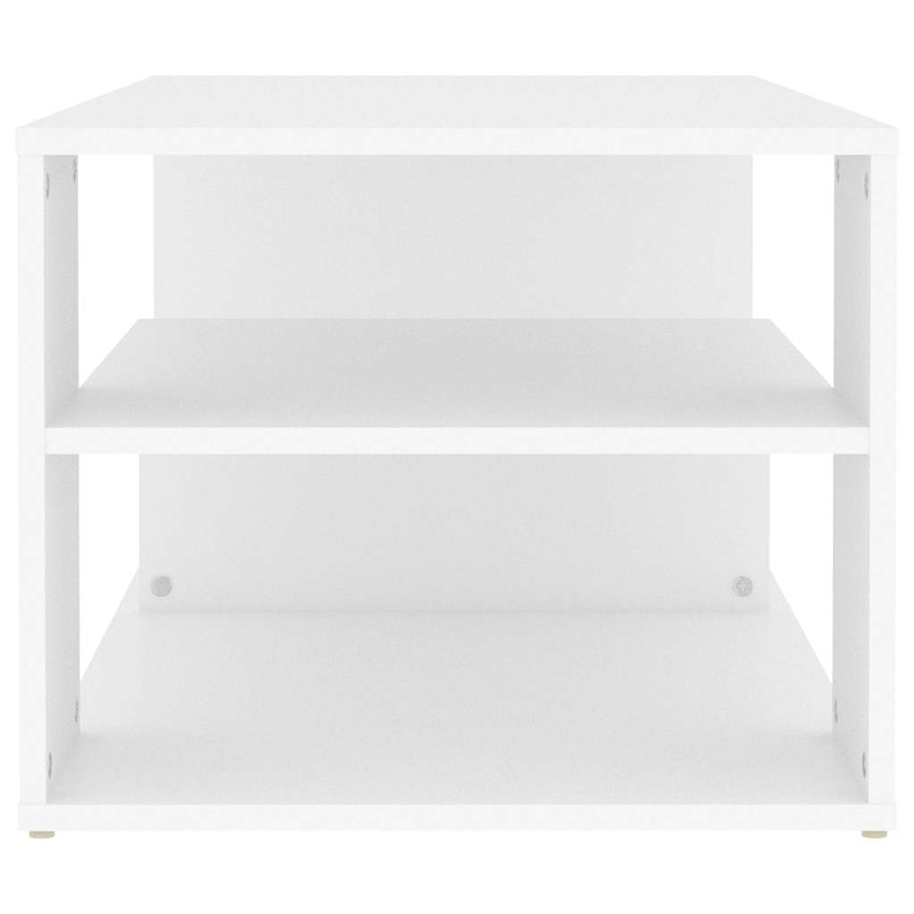 sofabord 100x50x40 cm konstrueret træ hvid