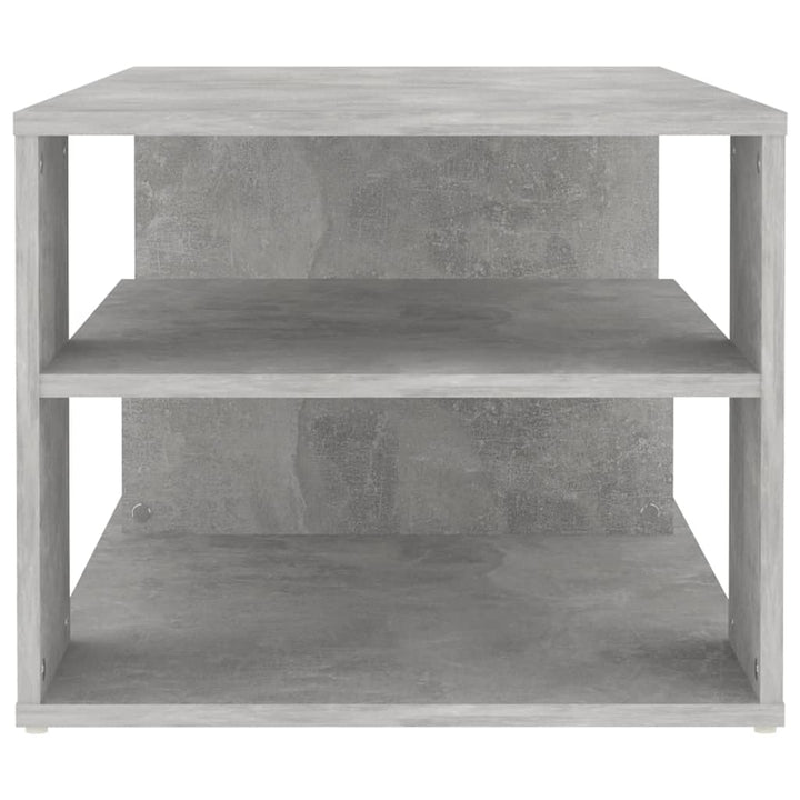 sofabord 100x50x40 cm konstrueret træ betongrå