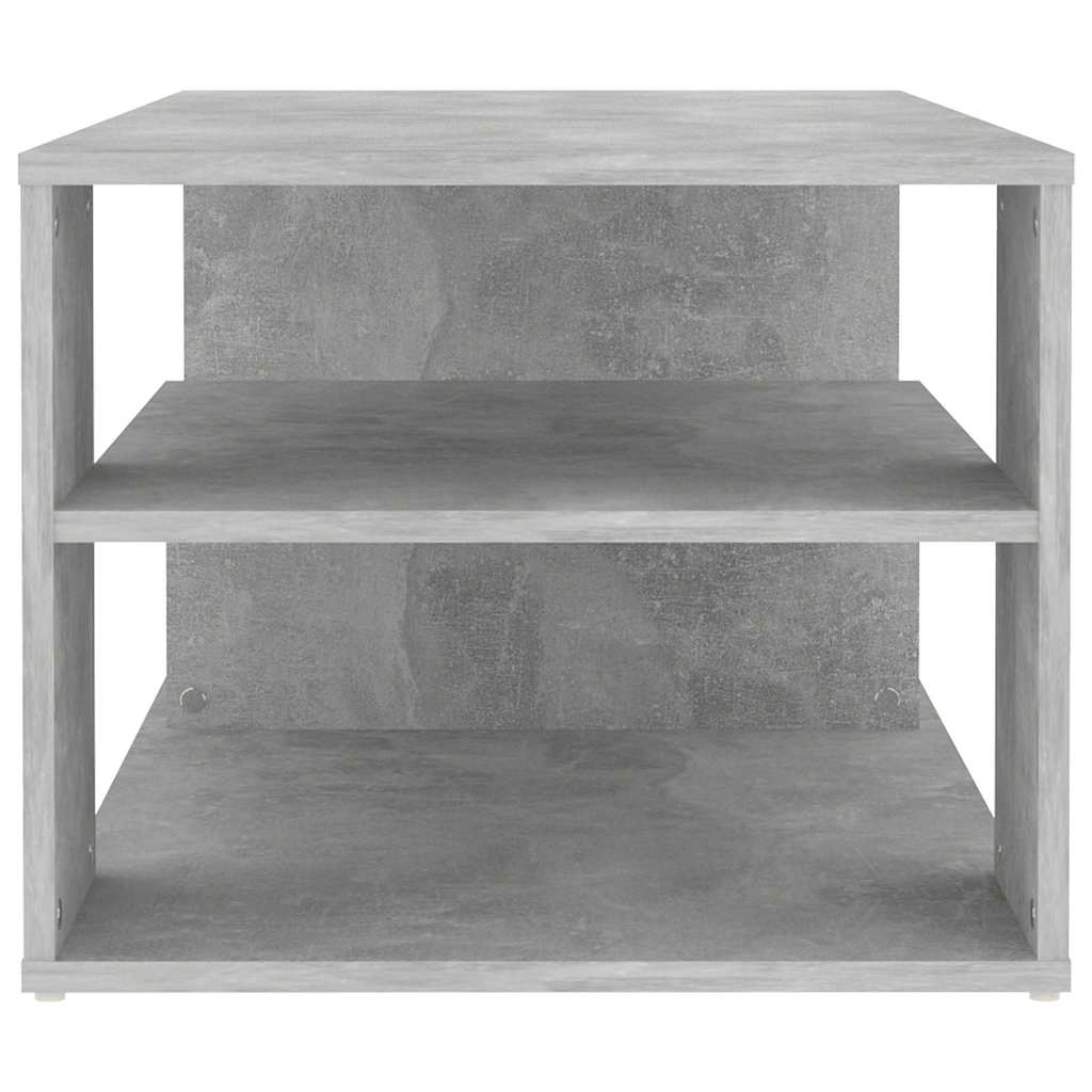 sofabord 100x50x40 cm konstrueret træ betongrå