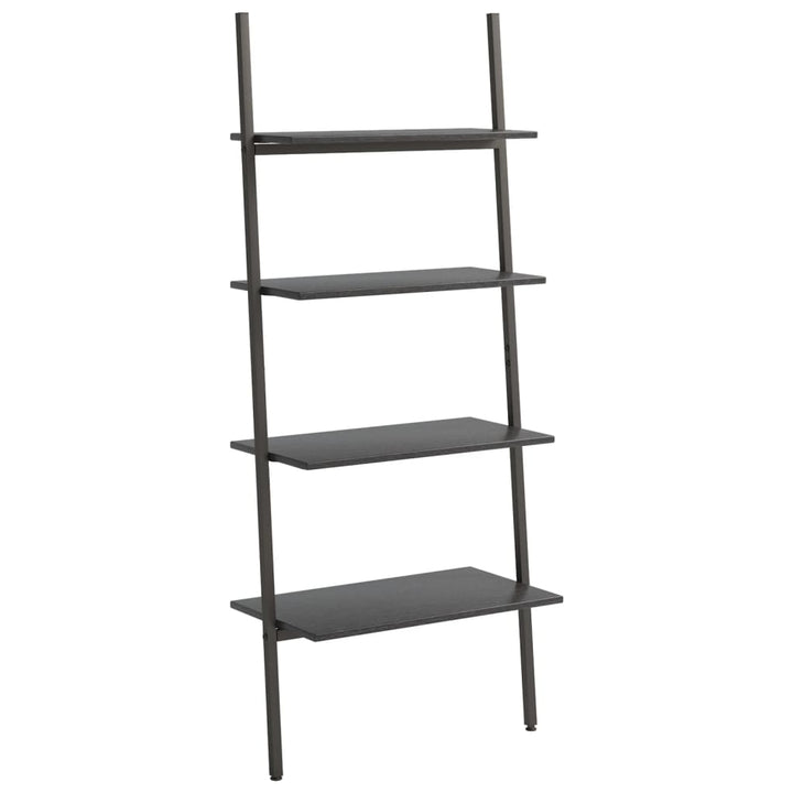 stigereol med 4 hylder 64x34x150,5 cm sort