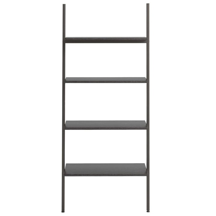 stigereol med 4 hylder 64x34x150,5 cm sort