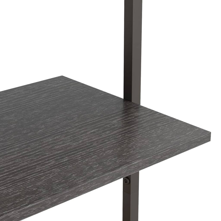 stigereol med 3 hylder 64x35x120,5 cm sort