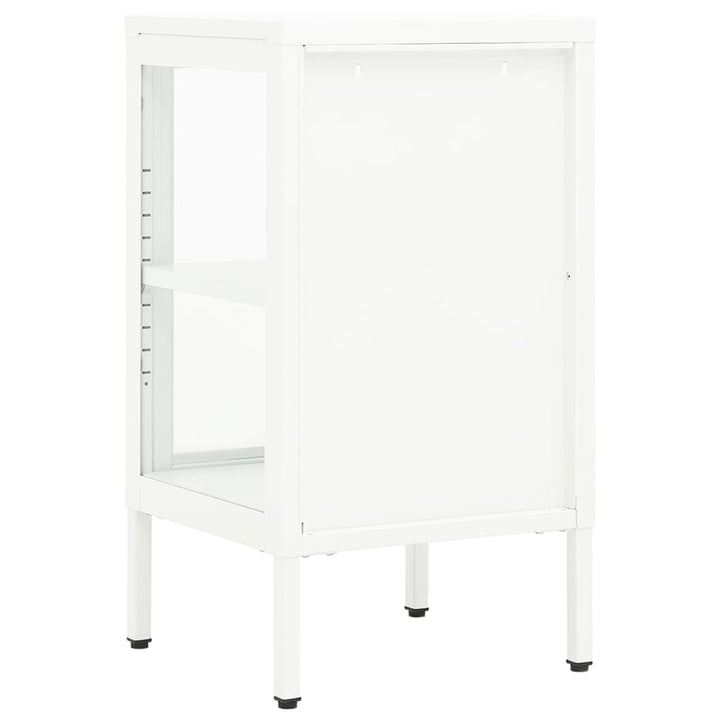 skænk 38x35x70 cm metal og glas