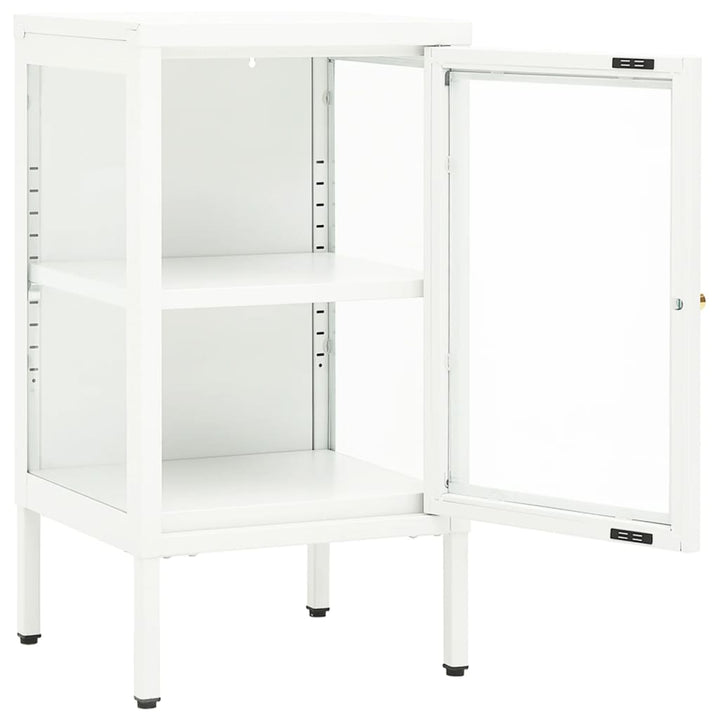 skænk 38x35x70 cm metal og glas