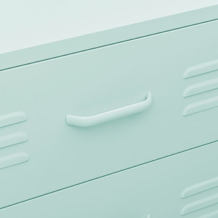 kommode 80x35x101,5 cm Mintgrøn