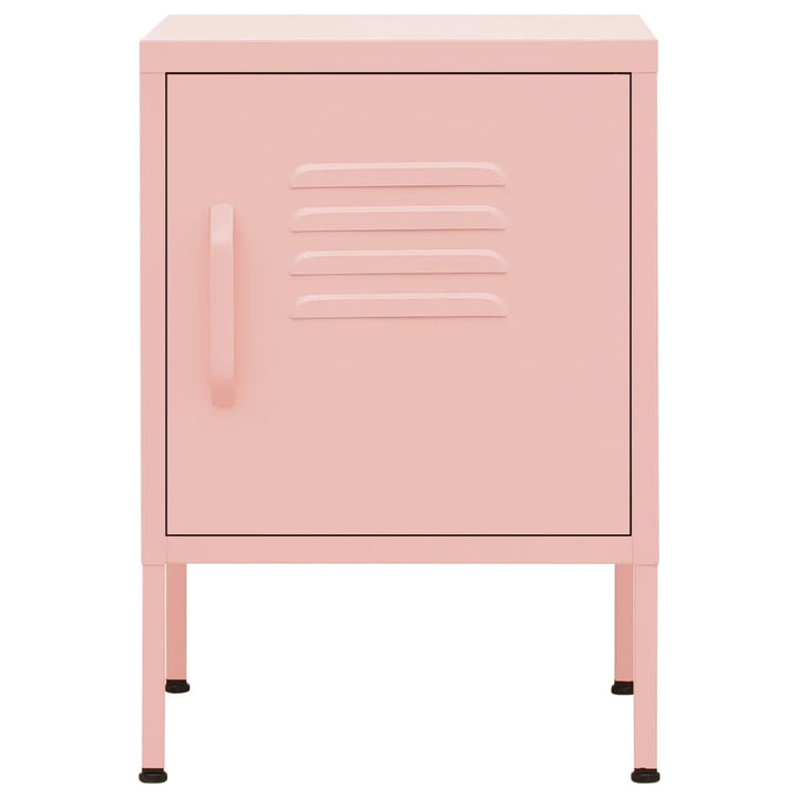 natbord 35x35x51 cm stål pink