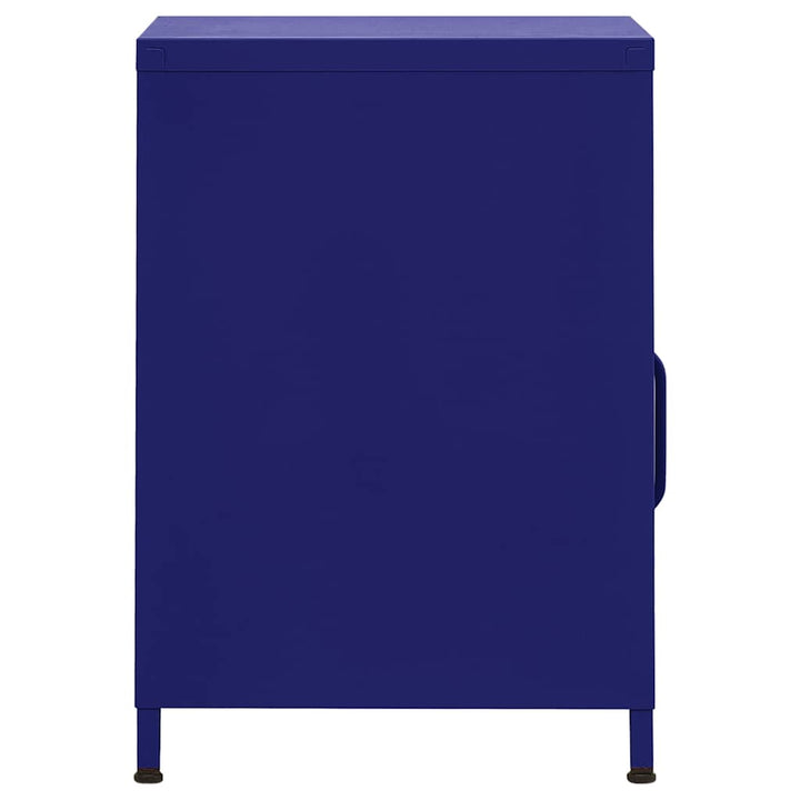 natbord 35x35x51 cm stål marineblå