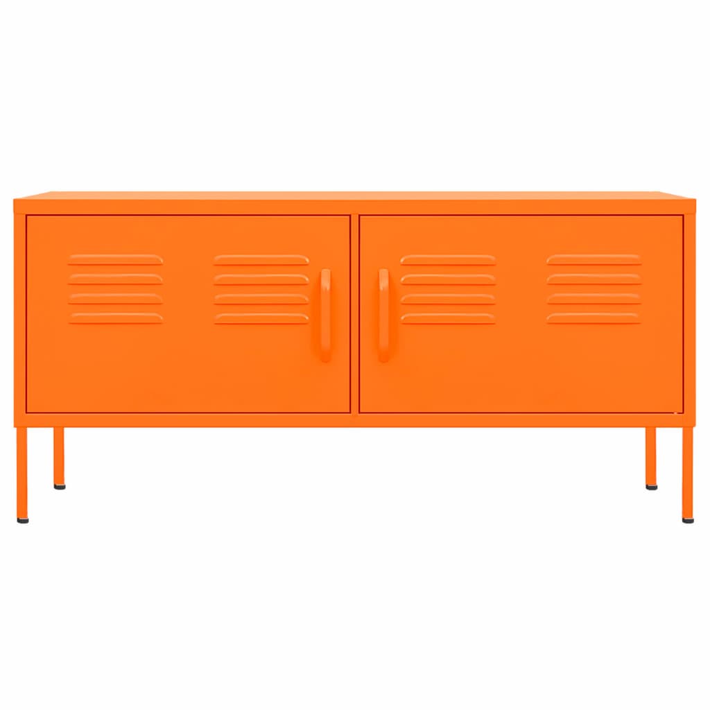 tv-skab 105x35x50 cm stål Orange
