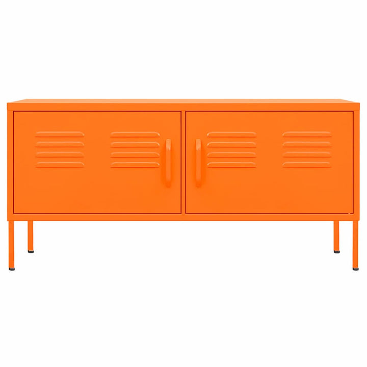 tv-skab 105x35x50 cm stål Orange