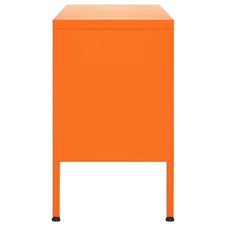 tv-skab 105x35x50 cm stål Orange