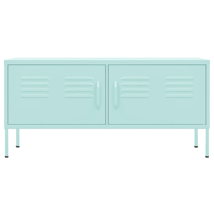 tv-skab 105x35x50 cm stål Mintgrøn