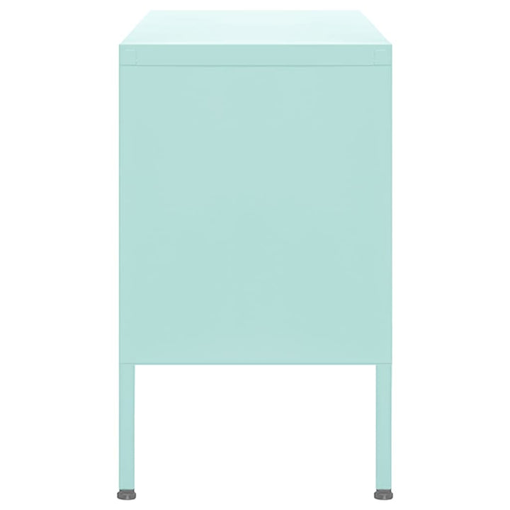 tv-skab 105x35x50 cm stål Mintgrøn