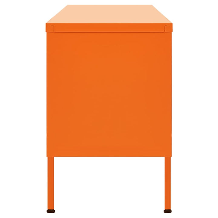 tv-skab 105x35x50 cm stål Orange