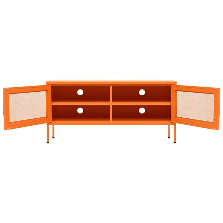 tv-skab 105x35x50 cm stål Orange
