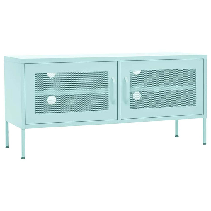 tv-skab 105x35x50 cm stål Mintgrøn