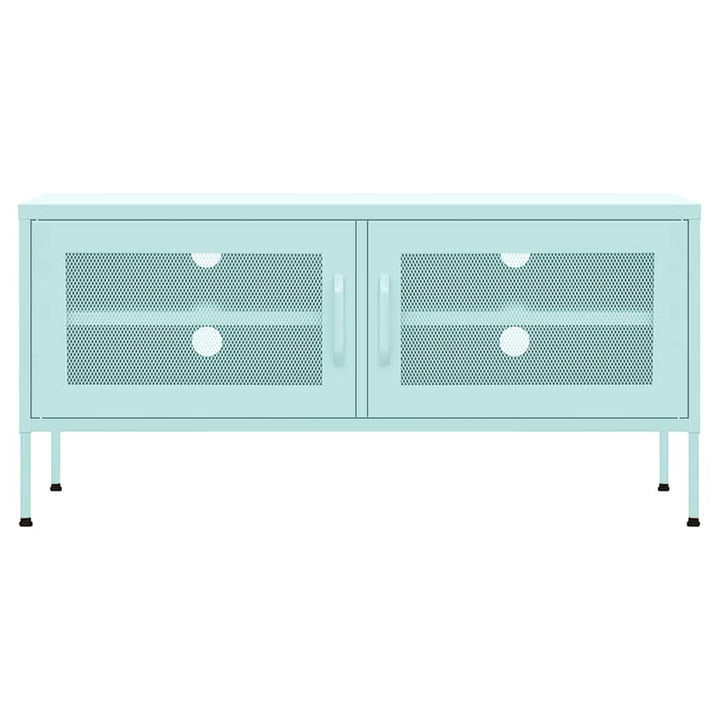 tv-skab 105x35x50 cm stål Mintgrøn
