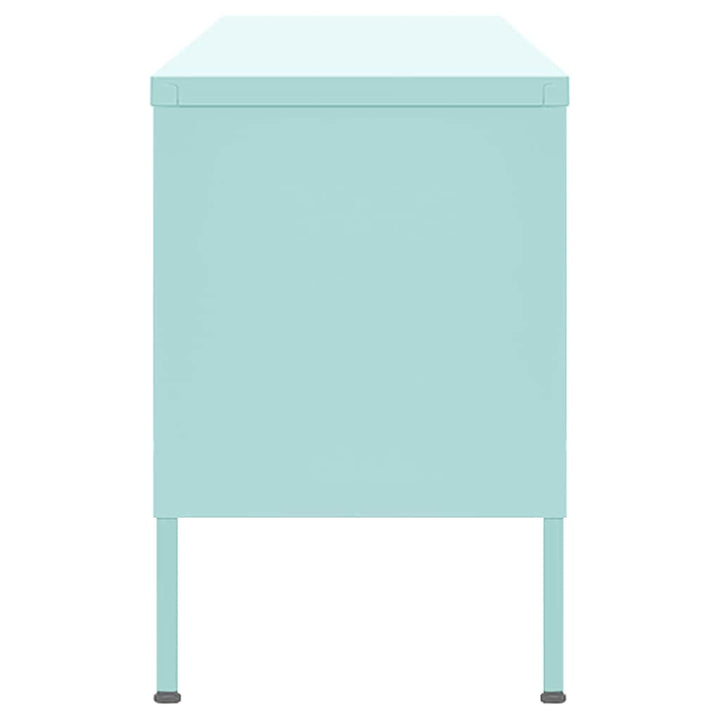 tv-skab 105x35x50 cm stål Mintgrøn
