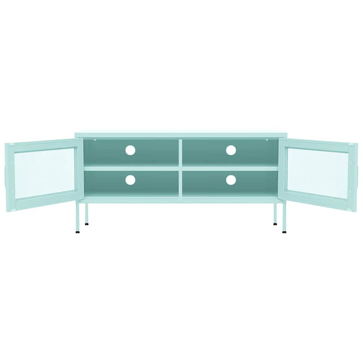 tv-skab 105x35x50 cm stål Mintgrøn