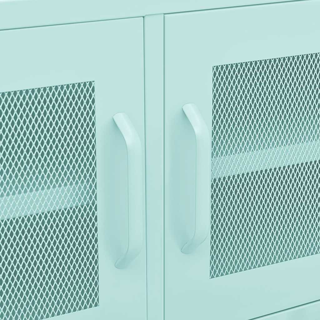 tv-skab 105x35x50 cm stål Mintgrøn