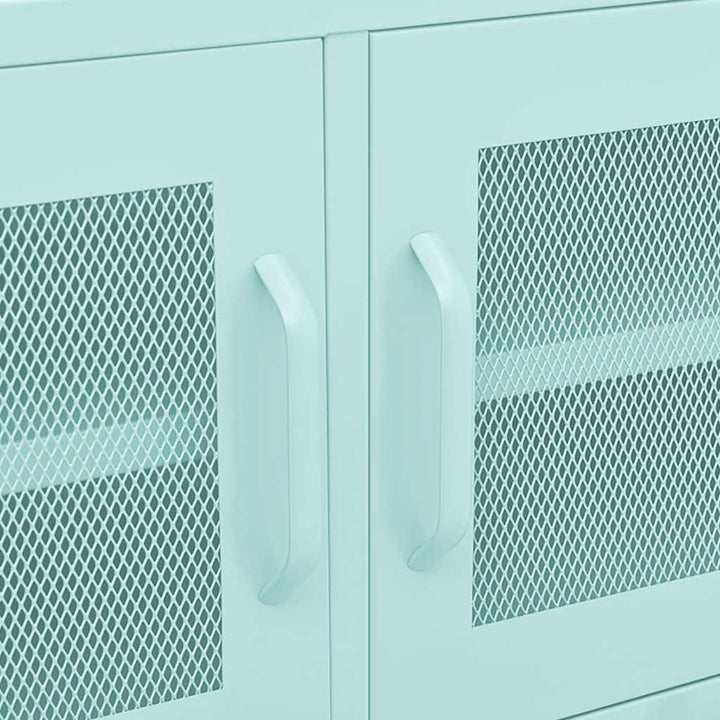 tv-skab 105x35x50 cm stål Mintgrøn