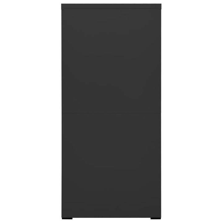 arkivskab 46x62x133 cm stål antracitgrå