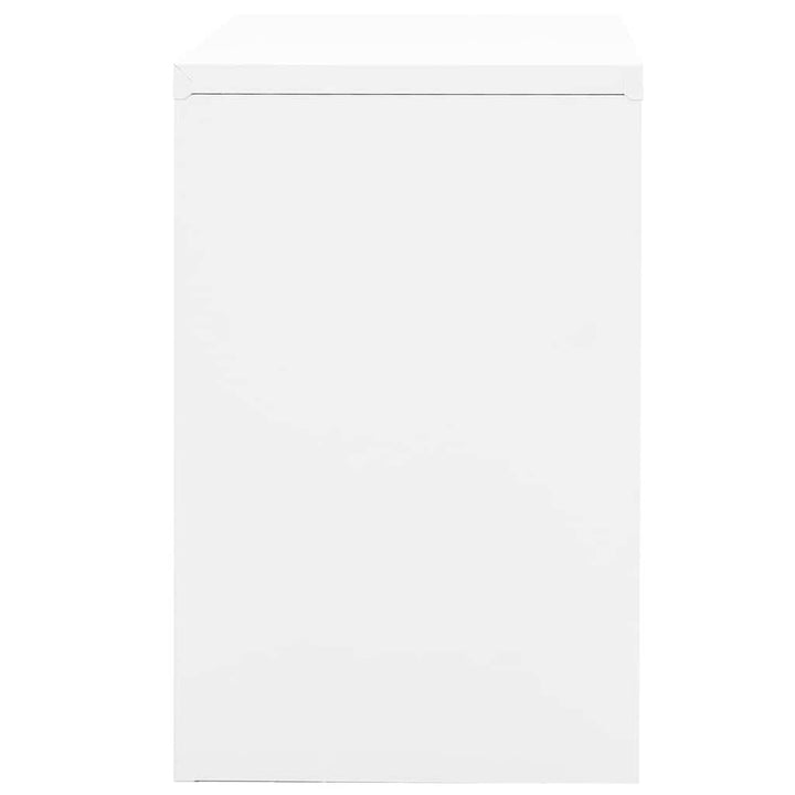 arkivskab 90x46x72,5 cm stål hvid